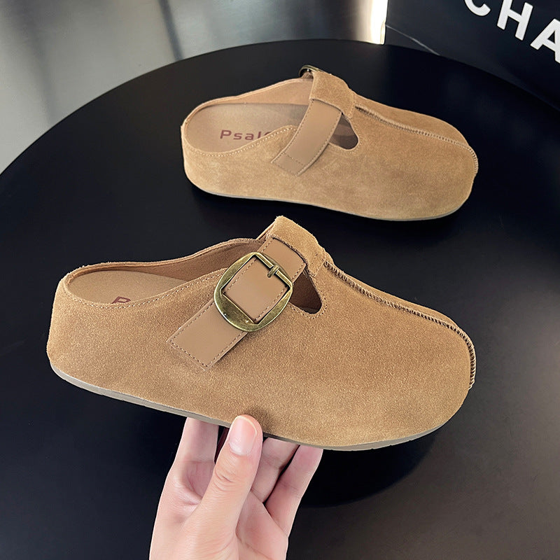 Women's Genuine Elevator Half Super Soft Thick Bottom For Outdoors Women's Casual Shoes