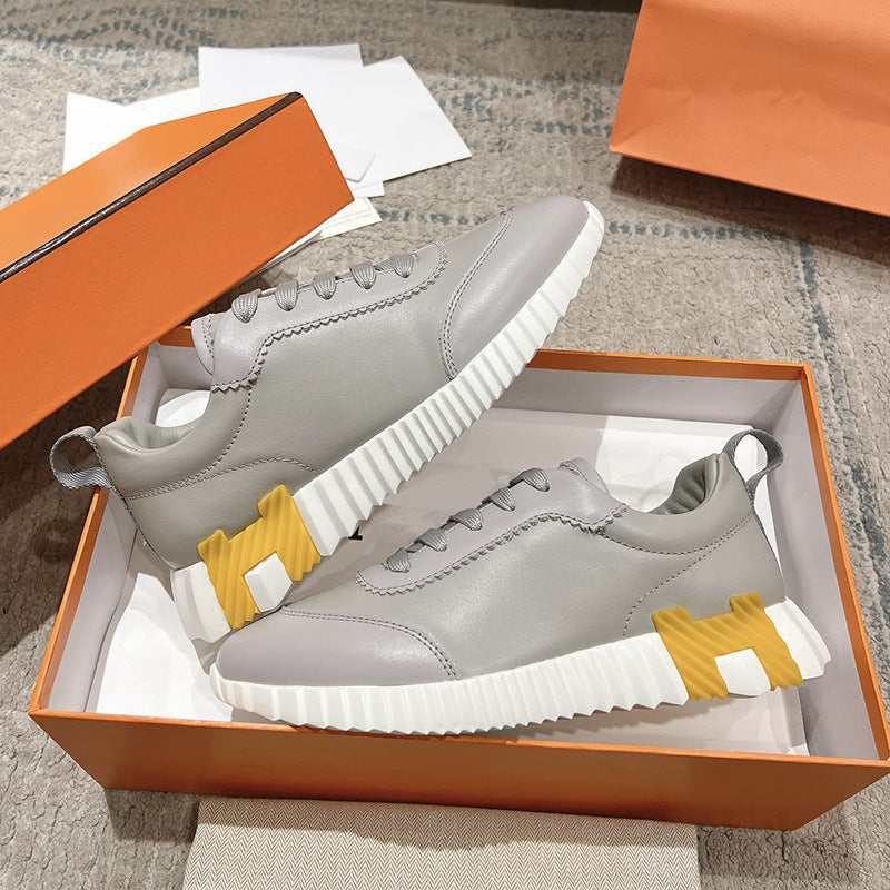 Women's & Men's Couple Fashion White Panda Running Sneakers