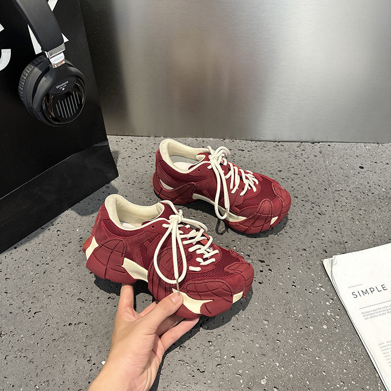 Women's Personalized Octopus Dad Autumn Genuine Trendy Mesh Women's Sports Shoes