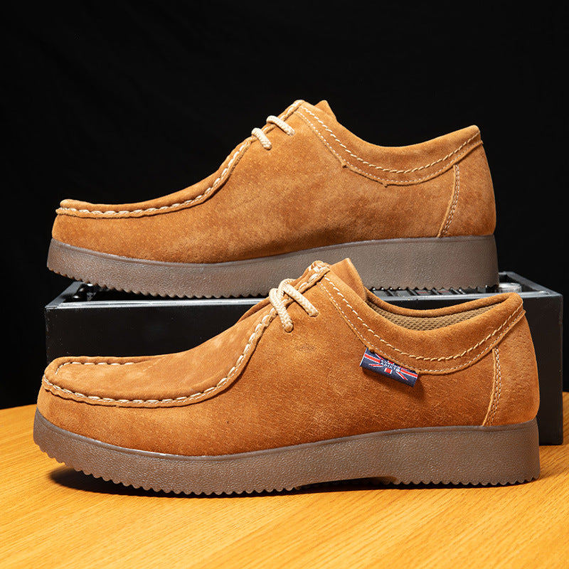 Men's Matte Soft Bottom Business British Style Sneakers