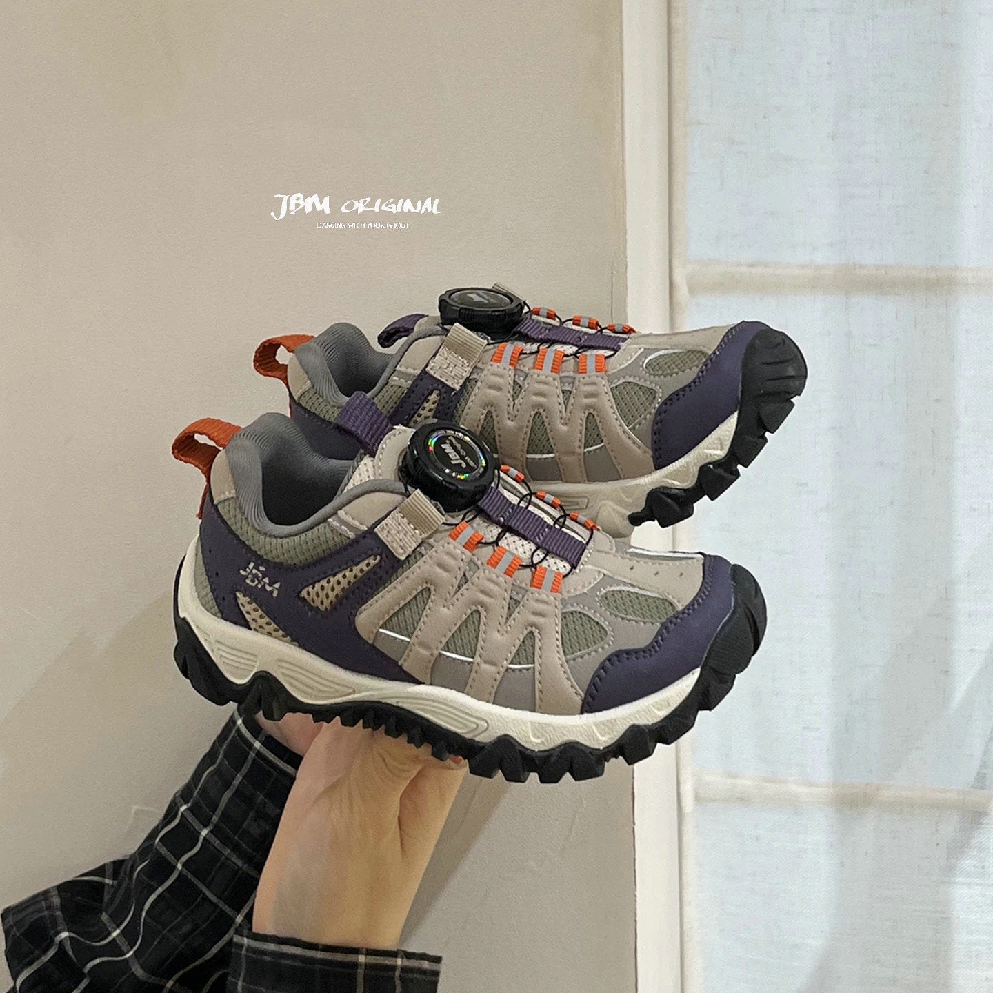 Trendy Spring Outdoor Boys Rotating Buckle Sneakers