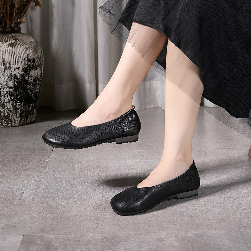 Women's Retro Artistic Style Autumn Soft Bottom Wild Women's Casual Shoes