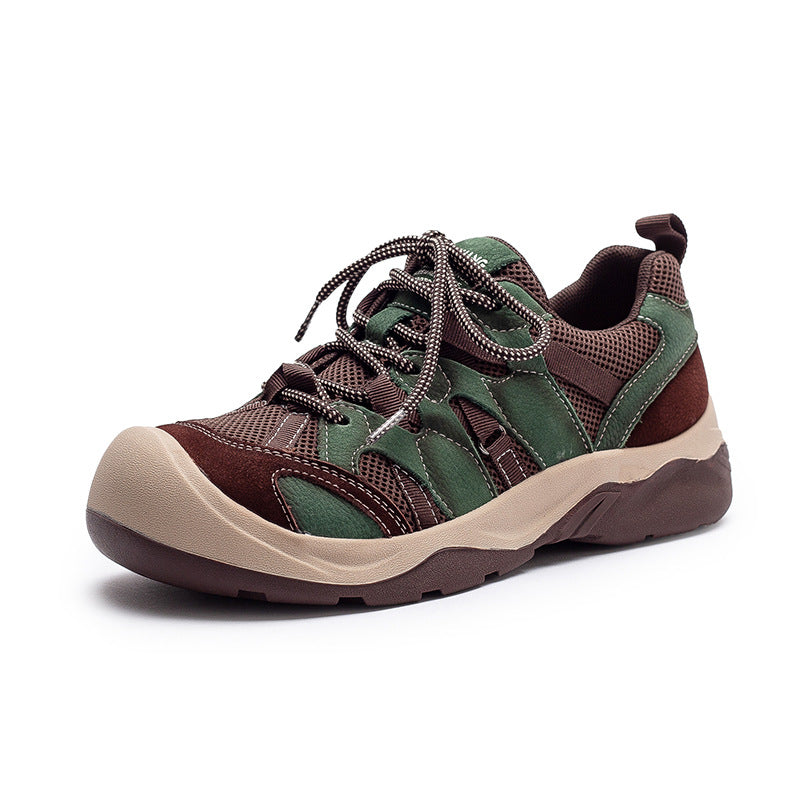 Women's Breathable Mesh Surface Lightweight Color Matching Pumps Fashion Ugly Women's Casual Shoes