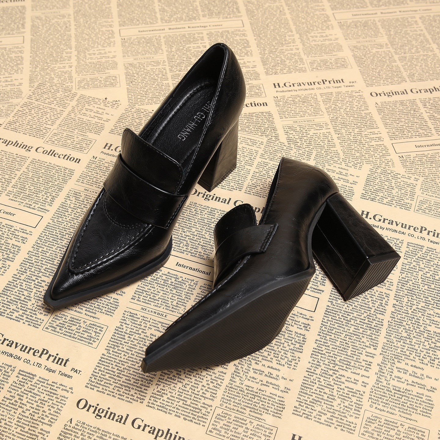 Women's Genuine Pumps Female Classy High Not Tired Feet Women's Fashion Shoes