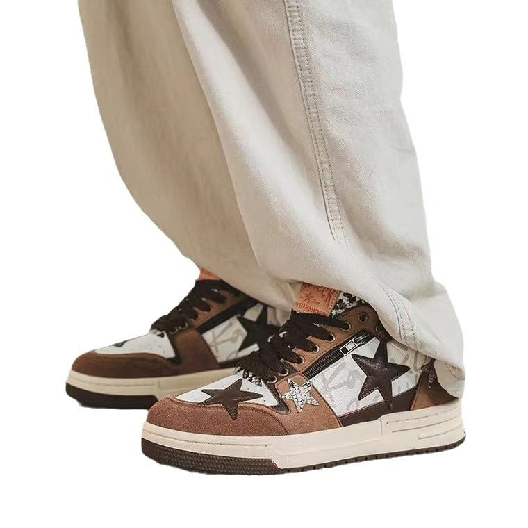 Women's & Men's Wang Star Board Summer Breathable National Fashion Low Men's Shoes