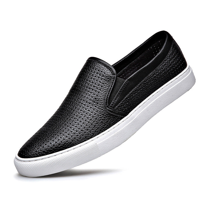 Men's White Korean Style Versatile Trendy Breathable Casual Shoes