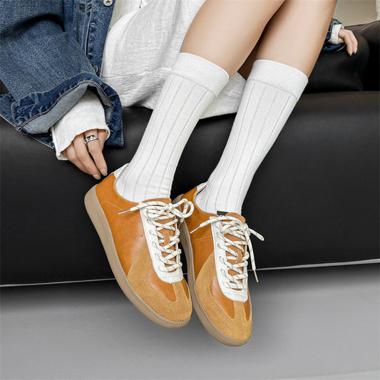 Niche Retro Breathable German Training Couple Women's Casual Shoes