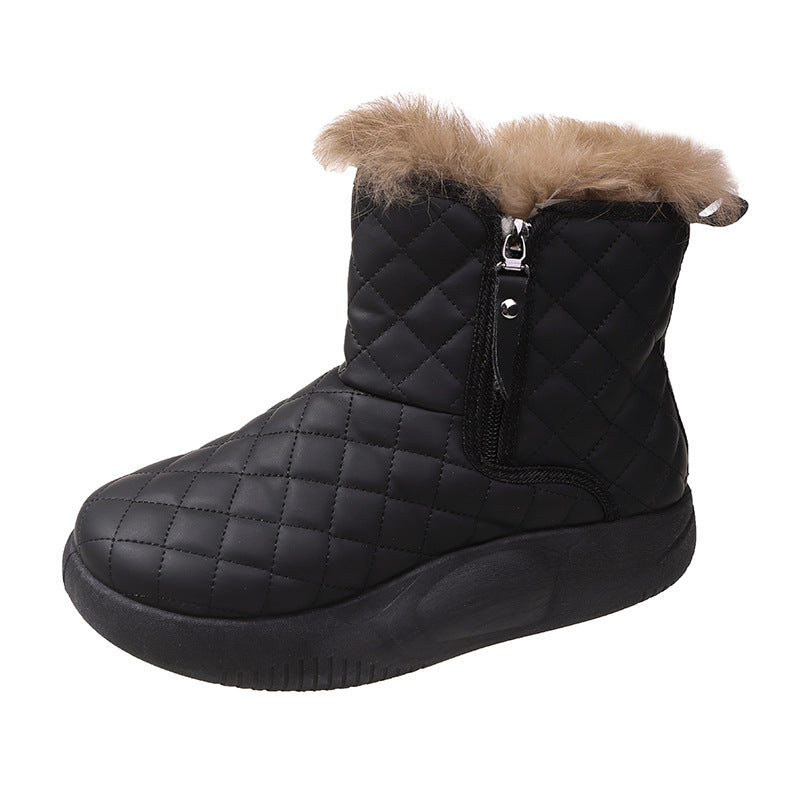 Women's Height Increasing Winter Fleece-lined Warm Thick Boots