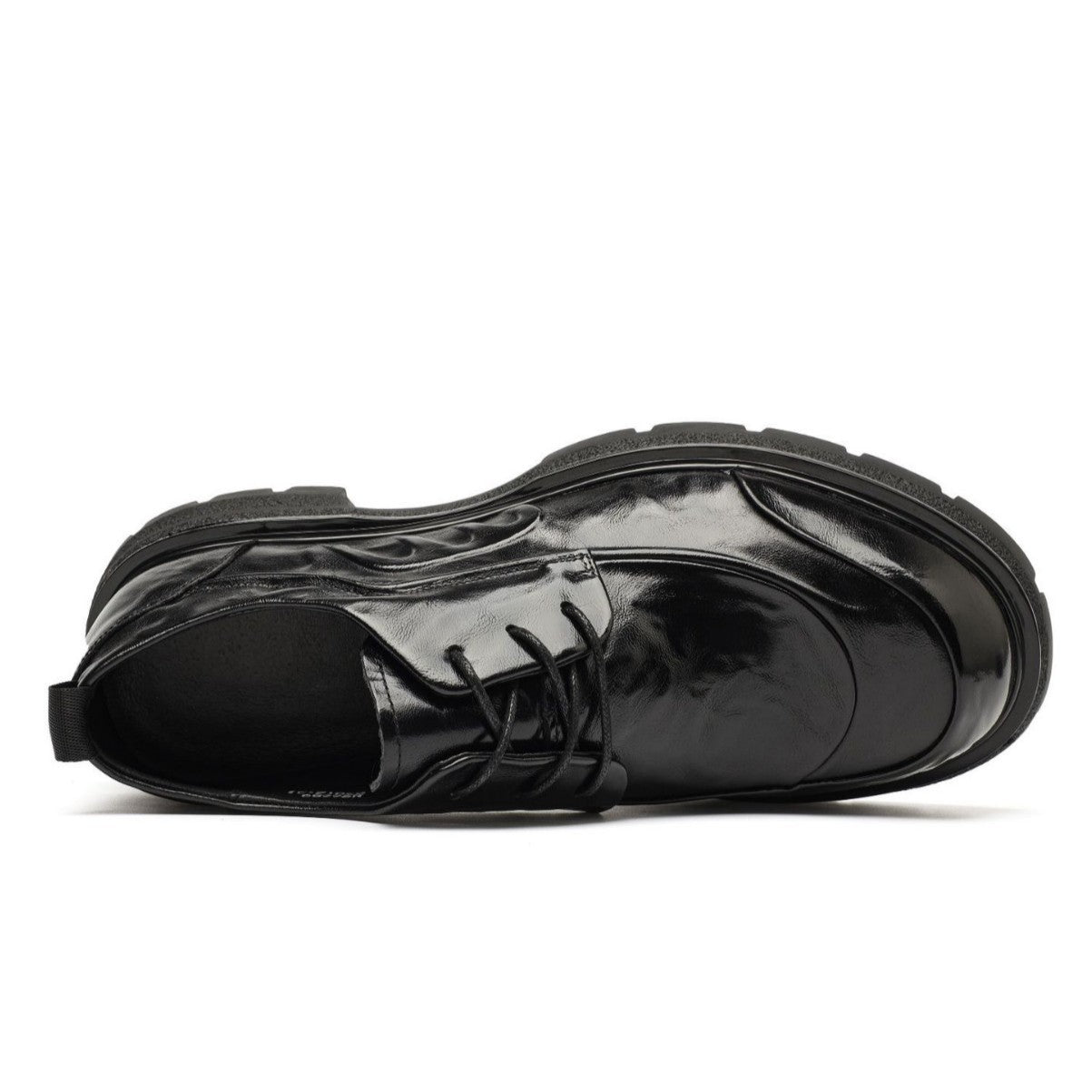 Men's First Layer Cowhide Business Commuter Big Head Leather Shoes