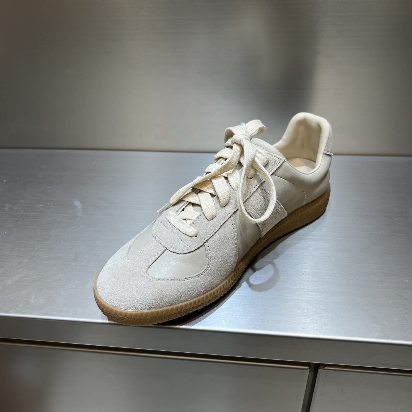 Women's Handmade Sier German Training Sports Flat Sneakers
