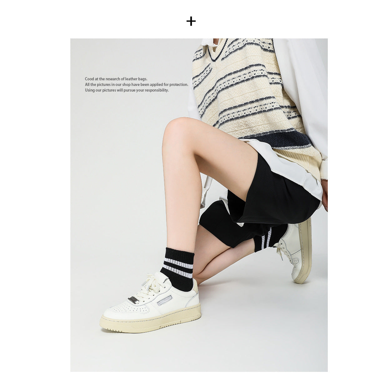 Women's White Minority Sports Leisure Genuine Retro Women's Board Shoes