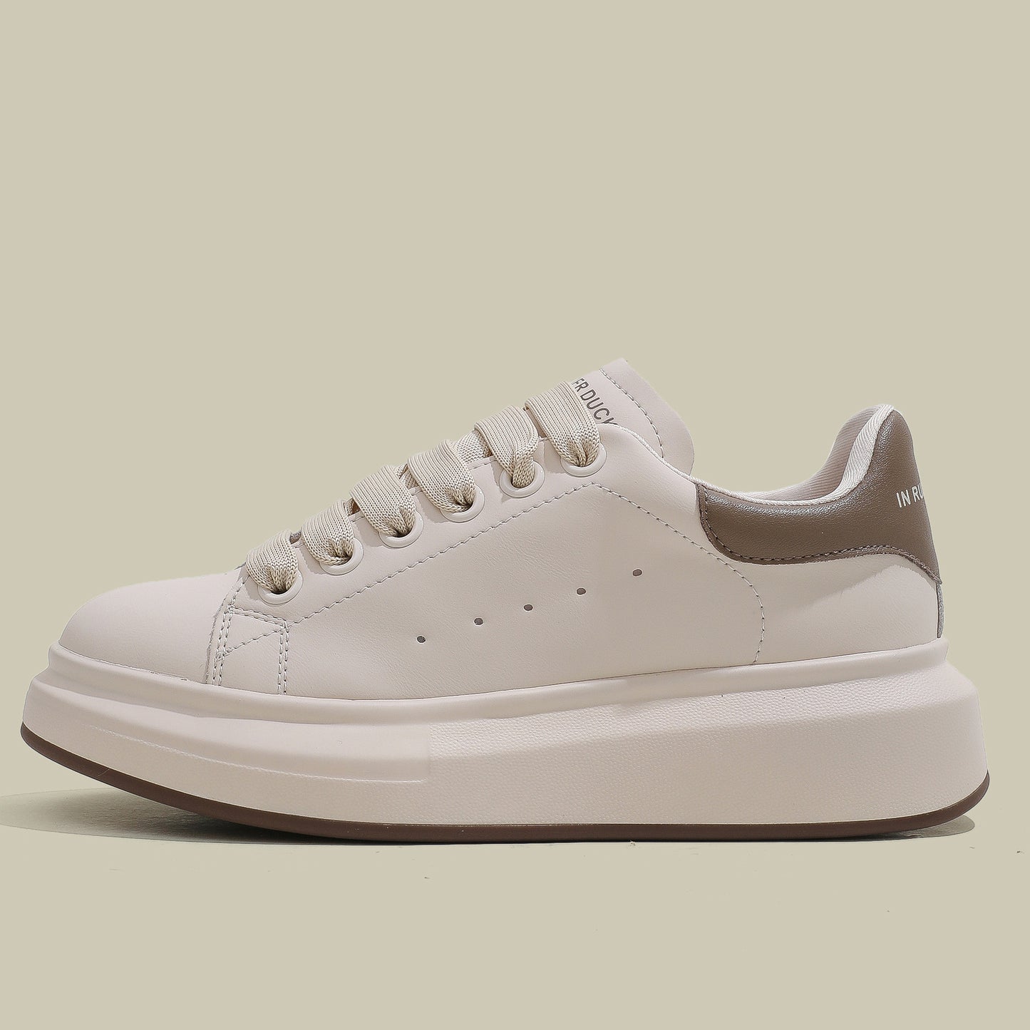 Women's Color Matching Fashionable Versatile Height Increasing Sneakers