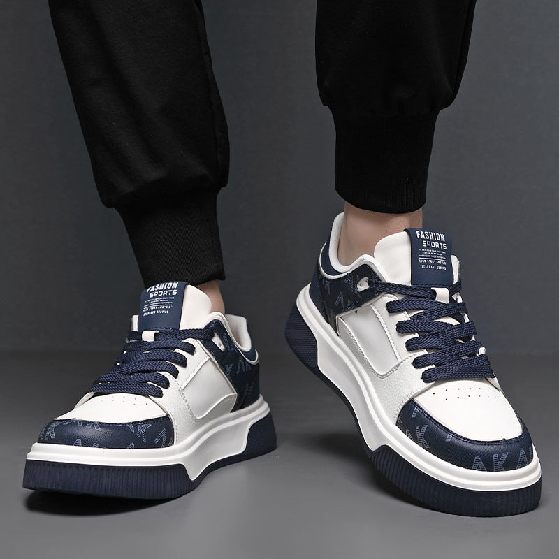 Men's Autumn Oversized White Widened Sports Men's Board Shoes