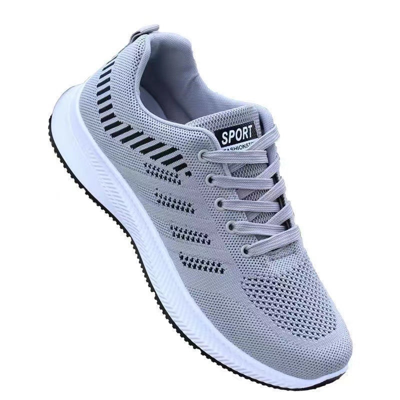 Men's Four Fly Woven Mesh Fashionable Breathable Sneakers