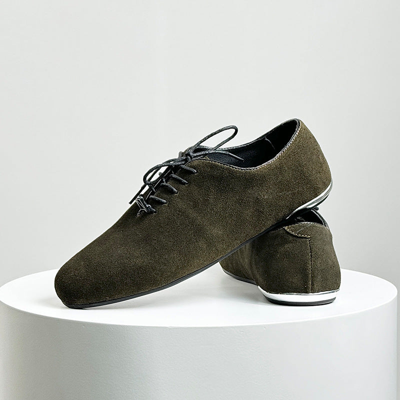 Men's Business Formal Wear Thin Commuter British Style Men's Casual Leather Shoes