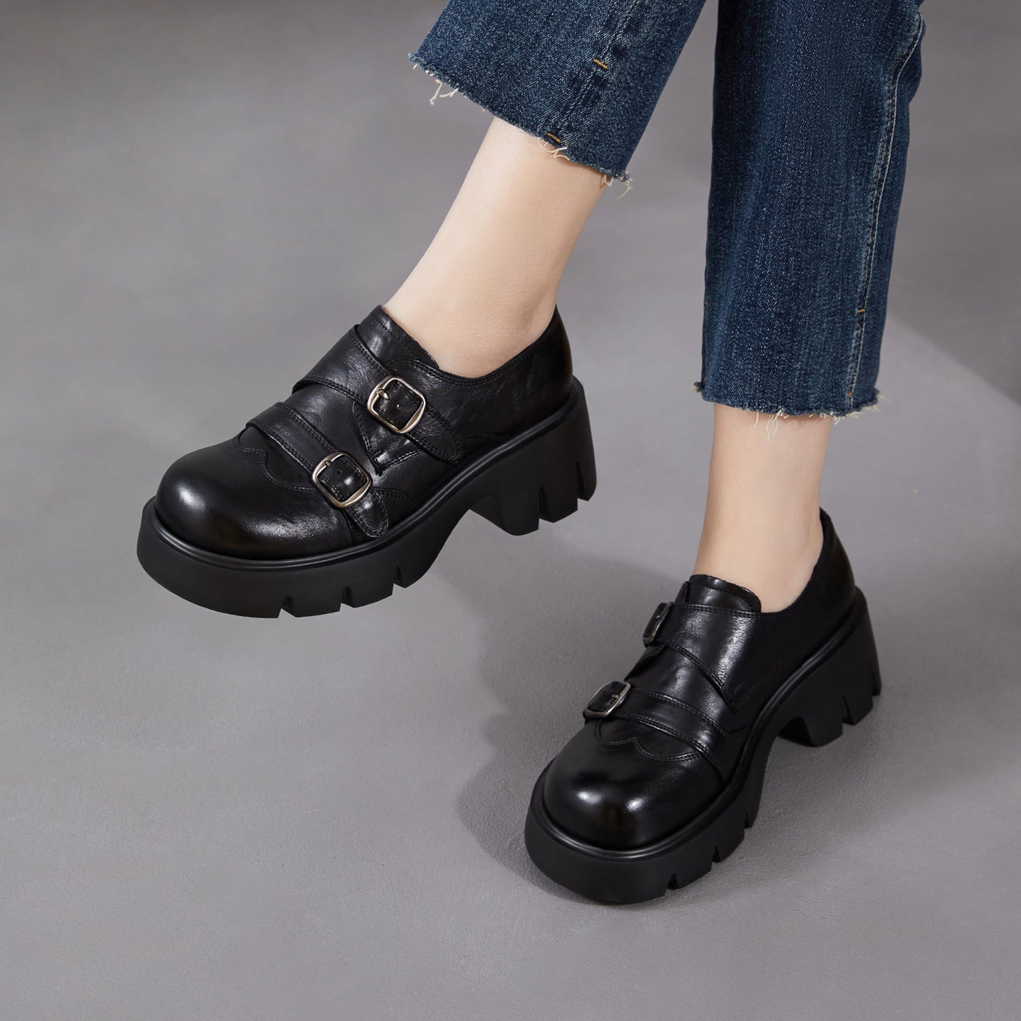 Women's Toe Belt Buckle Small For Spring Leather Shoes