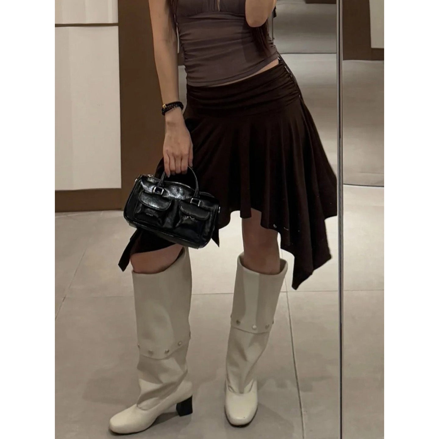 Hair Common Style Round Head Long Boots