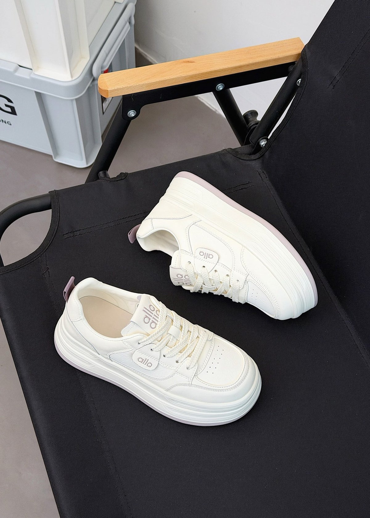 Women's Platform White Spring Comfortable Lightweight Exercise Board Women's Casual Shoes