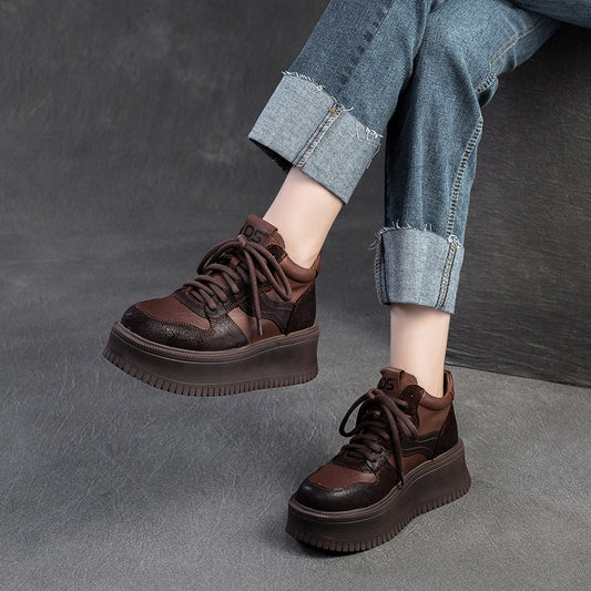 Women's & Men's Man Increased Distressed Color Pumps Matching Men's Shoes