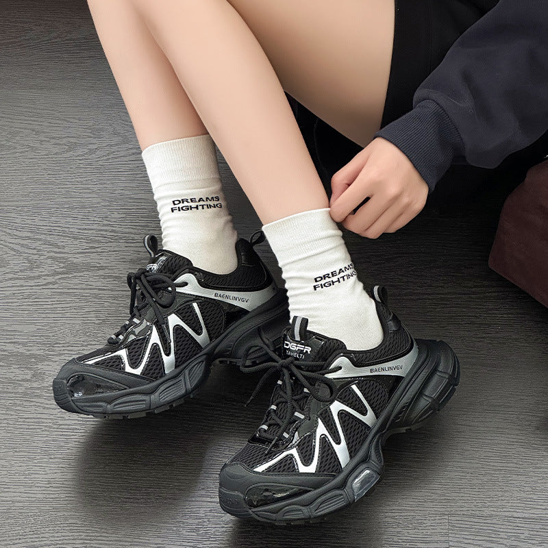 Women's Fashion Dad Korean Style Thick Bottom Summer Casual Shoes