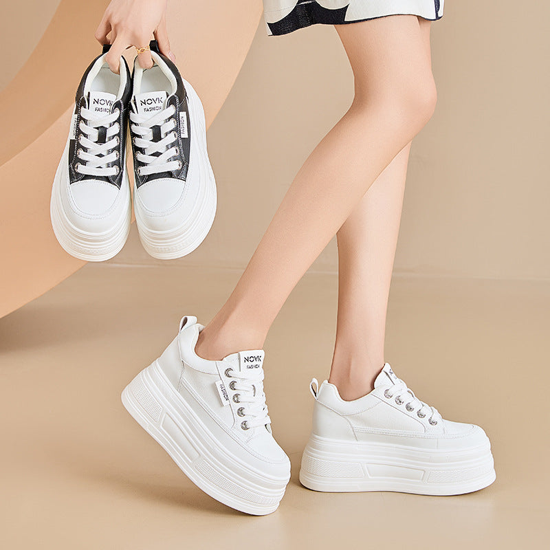 Women's Small Size Thick Bottom Korean Style Breathable Casual Shoes