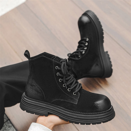 Men's Vintage Martin Autumn Short Trendy Worker British Boots