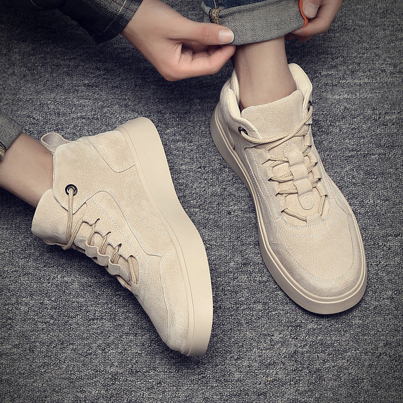 Men's Oversized Autumn Martin Middle Top Working Wear Men's Shoes