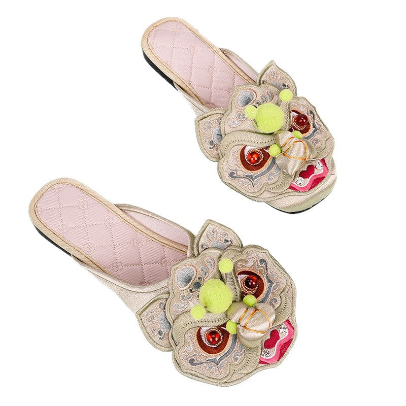 Women's Chinese Ethnic Style Retro Home Comfortable Sandals