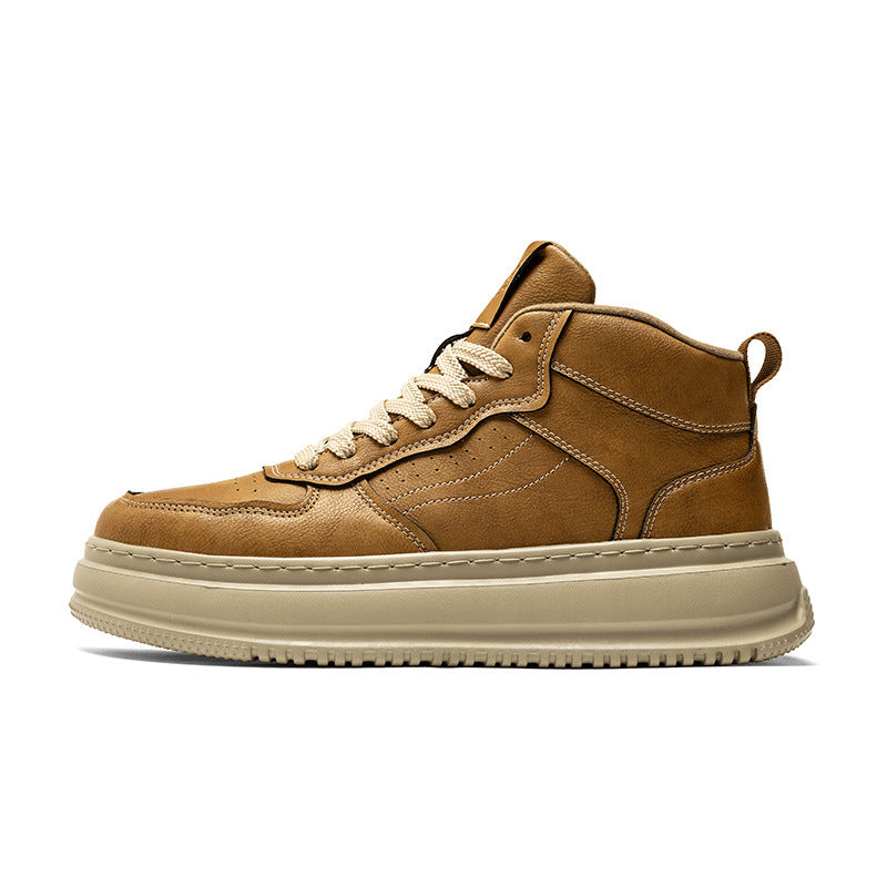 Men's Autumn Plus Size Retro Easy Matching Widened Fattened Sneakers