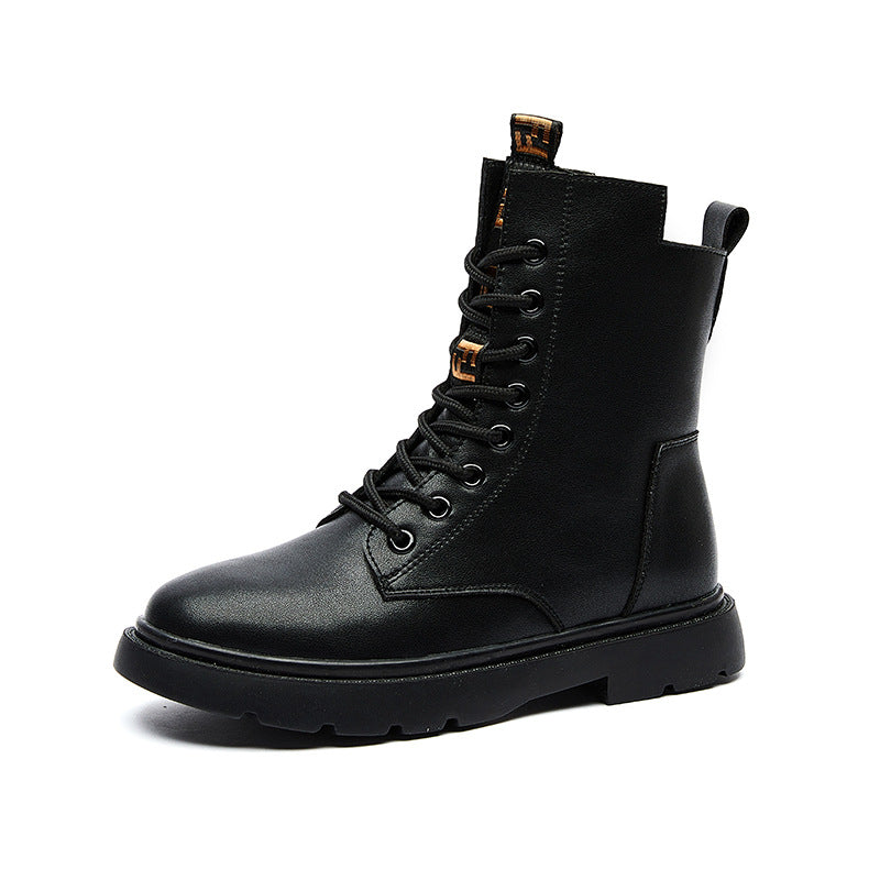 Women's Trendy Martin Fashionable Plus Size Women's Leather Boots