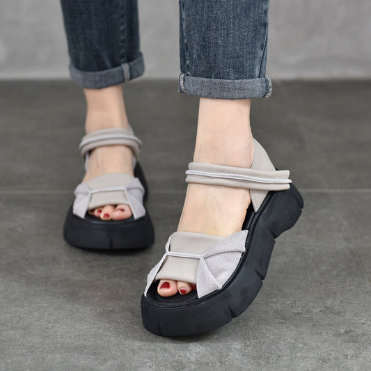 Women's Price Genuine Peep Toe Roman Summer Sandals