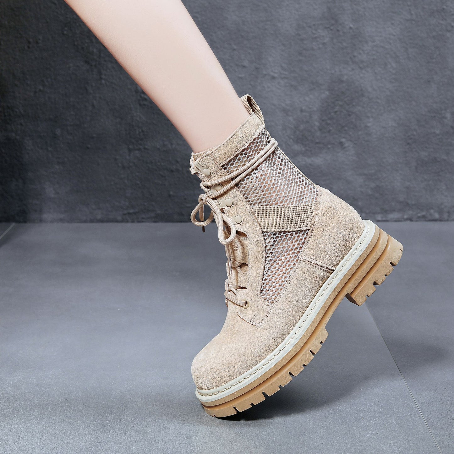 Women's Martin For Genuine Summer Thin Mesh Boots