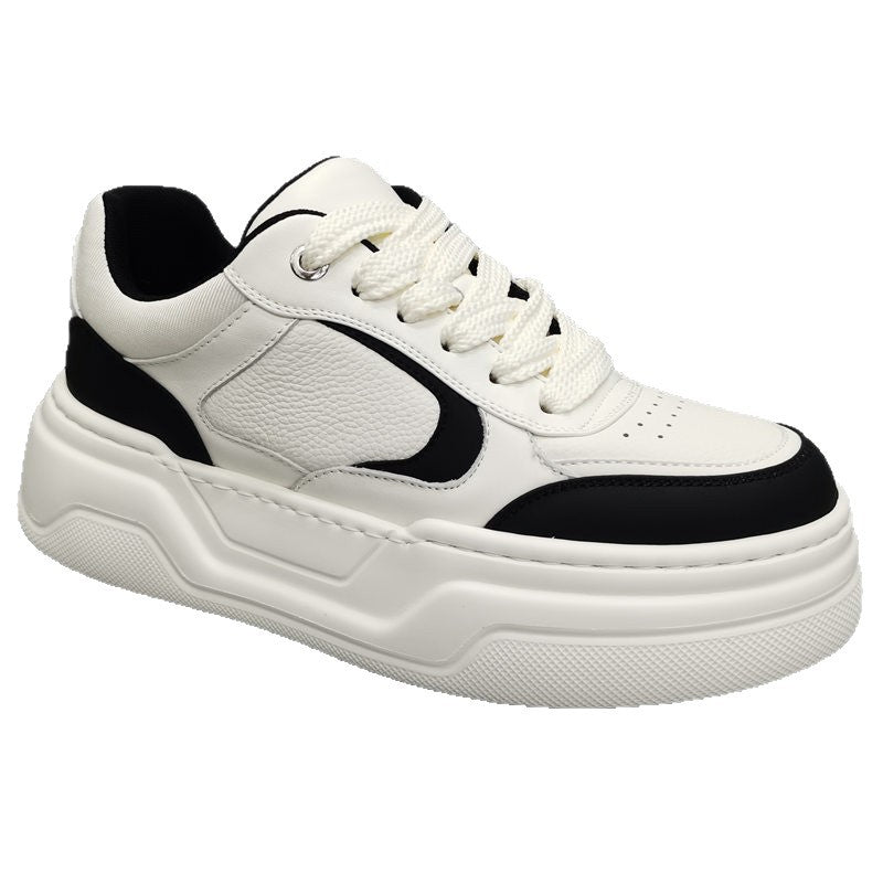 Men's Thick-soled Lightweight Fashion Trendy White Casual Shoes