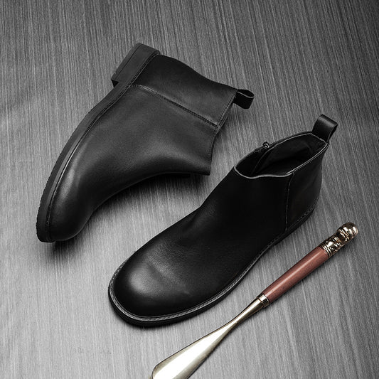Men's Style Fashion Ankle Fleece-lined Warm Martin Boots