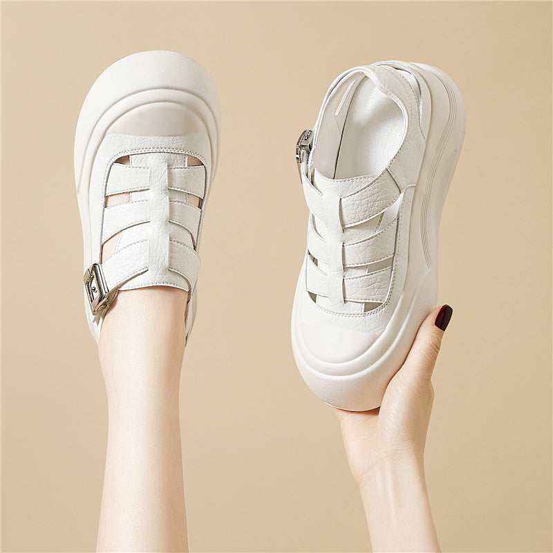 Women's With Feeling Closed Toe Summer Outer Wear Board Sandals