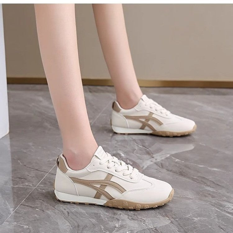 Women's Breathable Sports White Autumn Soft Travel Sneakers