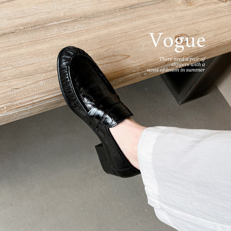 Women's Early Spring Pumps Round Head Chunky Women's Fashion Shoes