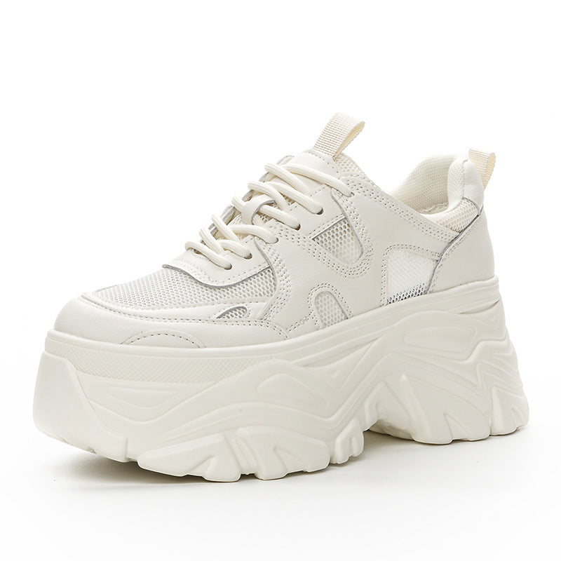 Women's Spring Dad Breathable Sports Platform Height Women's Casual Shoes