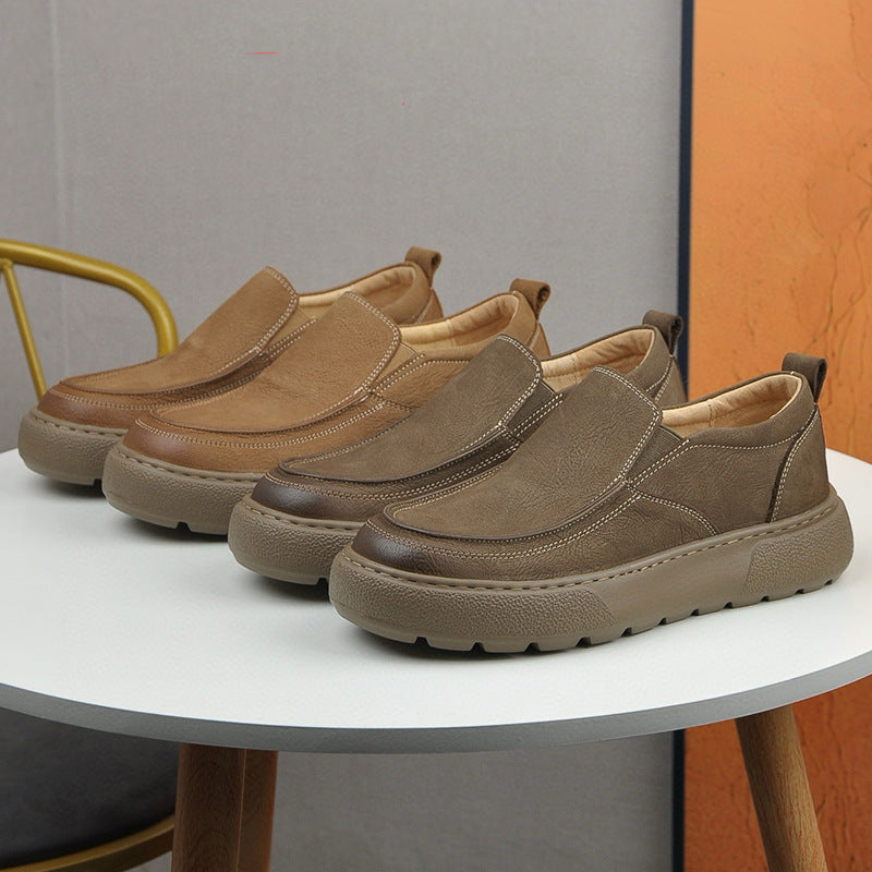 Men's Thick-soled Shock Absorbing Pumps Soft Bottom Men's Casual Shoes