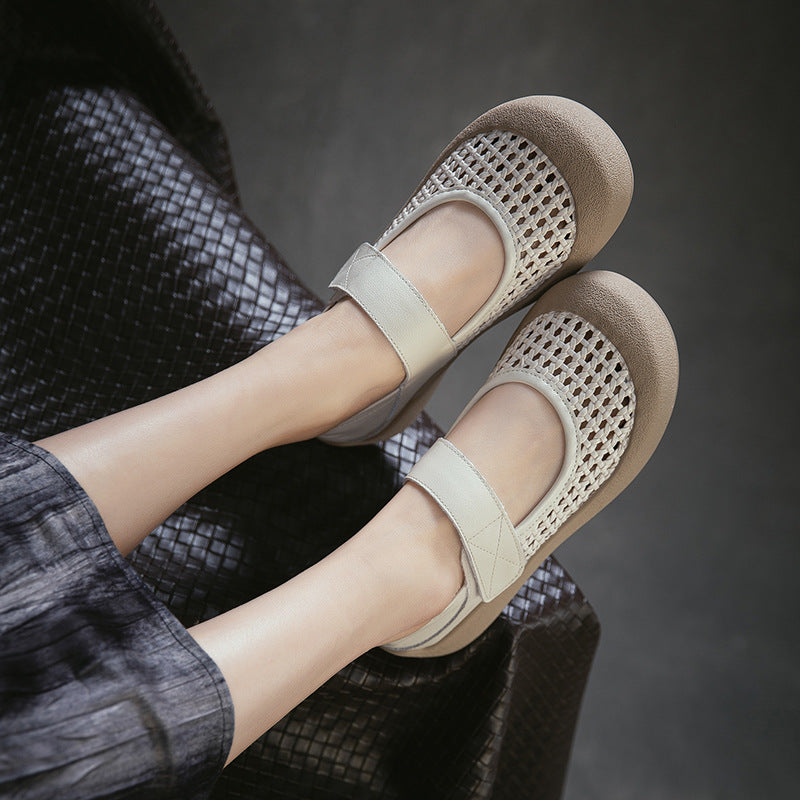 Women's Simple Fashion Breathable Hollow Classic Pumps Men's Shoes