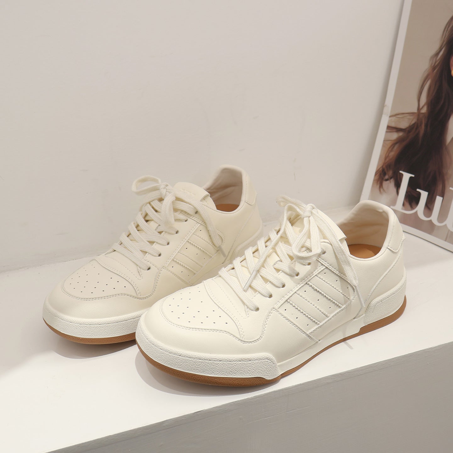 Women's Elevator Soft Bottom Spring Thick Minimalism Women's Board Shoes