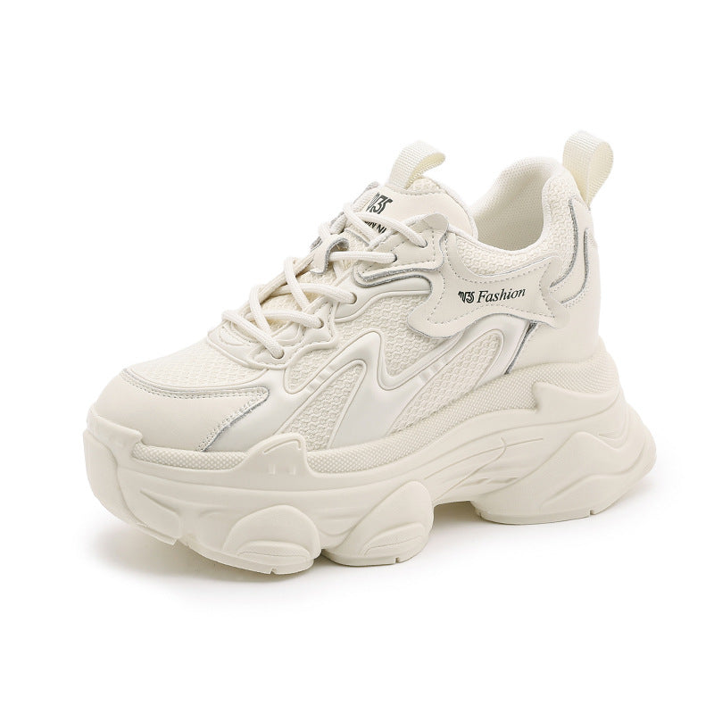 Women's Height Increasing Insole Dad Spring Breathable Sneakers