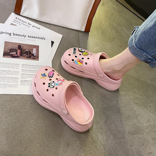 Women's Summer Platform Slip Slip-on Feeling Increased Women's Shoes