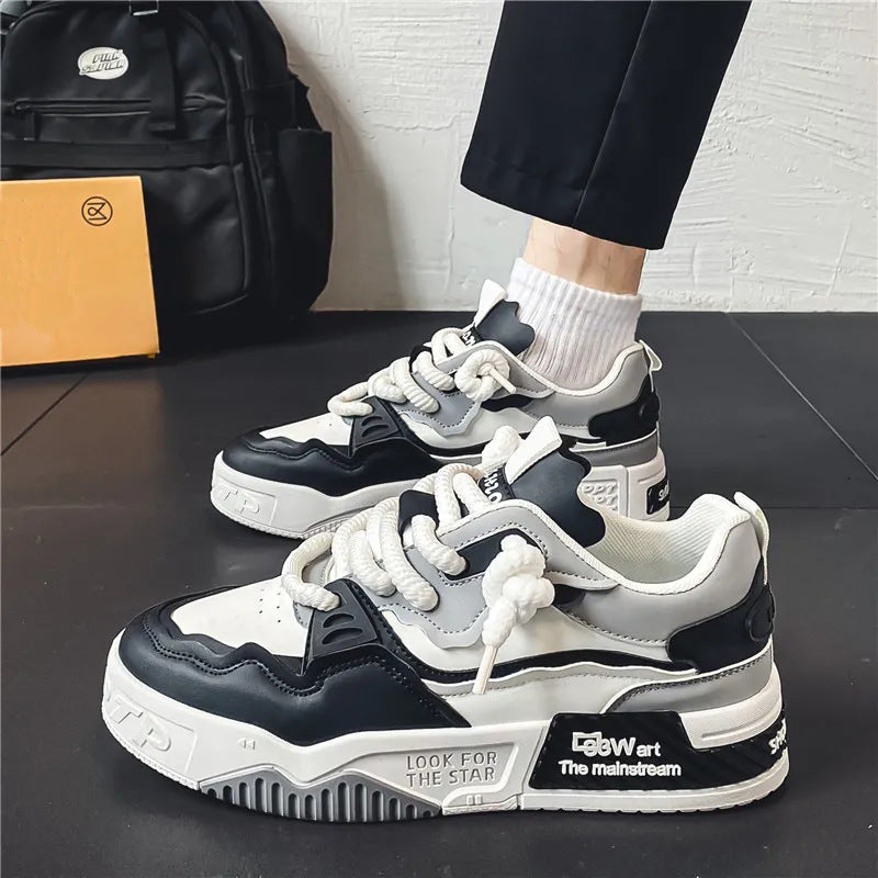 Men's Plus Size Special Platform Height Increasing Sneakers