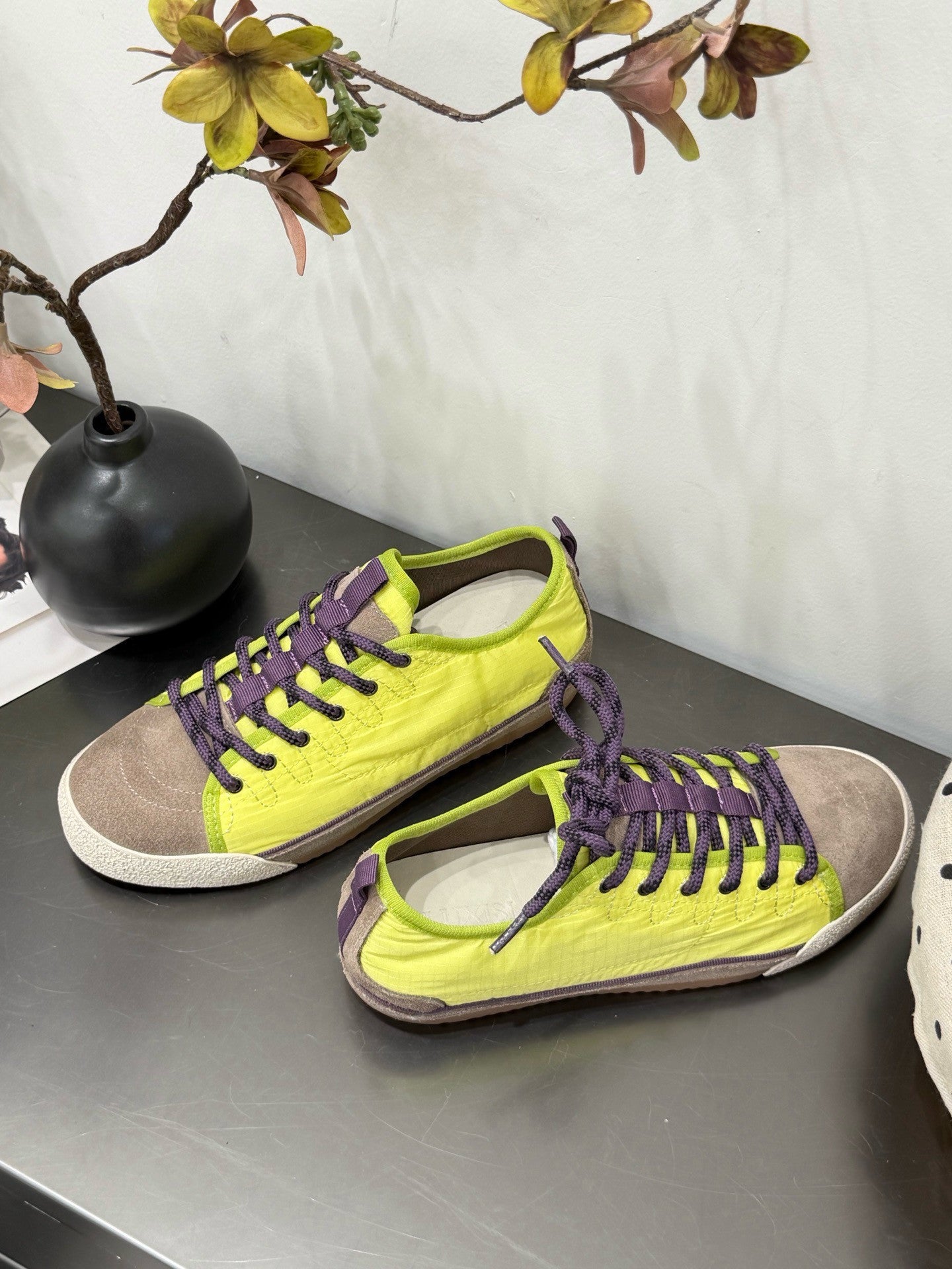 Women's Orange High Top Spring Retro German Women's Sports Shoes