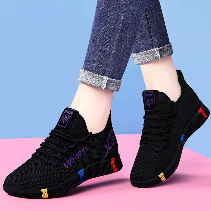 Women's Summer White Female Korean Running Trendy Women's Shoes