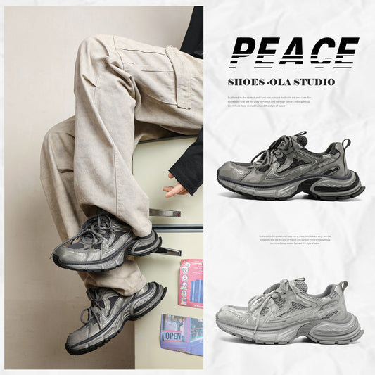 Men's Paris Daddy Trendy Fashion High-grade Versatile Hunting Men's Shoes