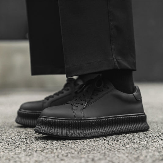 Men's Trendy Platform Hight Increasing Board Biscuit Casual Shoes