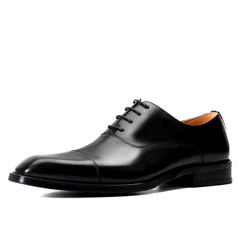 Men's Big Promotion First Layer Calf Joint Oxford Leather Shoes