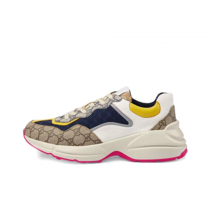 Presbyopic Camouflage Thick Bottom Leisure Pumps Comfortable Women's Sports Shoes